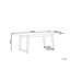 Dameyon Rectangular Stone Outdoor Dining Table - 180 cm W 90 cm D