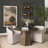 Hosmer Solid Mango Wood Round Dining Table-1768949638-1768949636