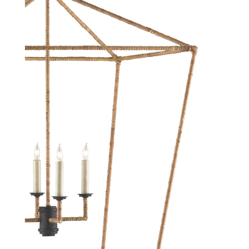 Lustre géométrique à 4 lumières Denison