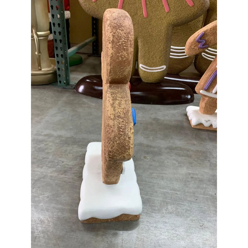 Small Boy Gingerbread Cookie Over Sized Statue