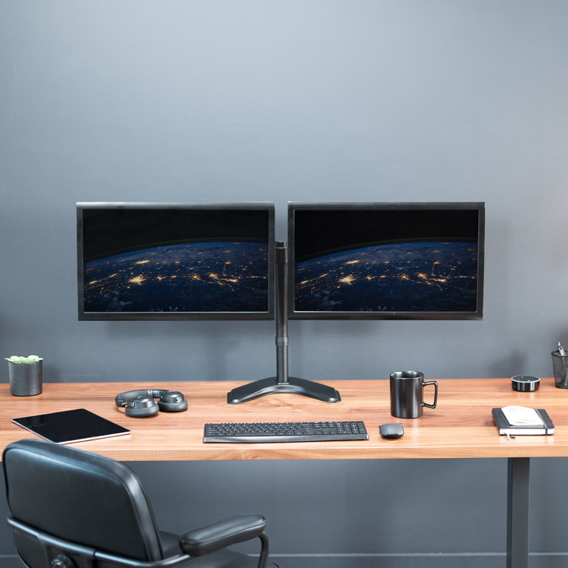 Support de bureau double