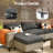 4 Piece Rattan Patio Conversation Set with Cushions-1312941362-1333608604