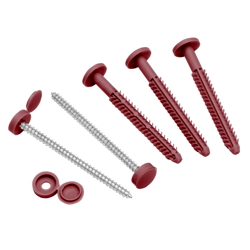 Cranberry Vinyl Board and Batten Shutters, 31-Inch Pair