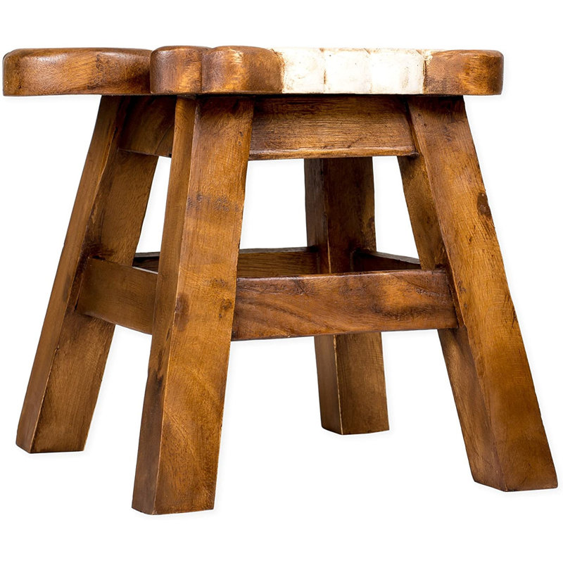 Overlock Brown Animals Step Stool