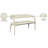 Sylvester Aurich Faux Leather Bench-600666041