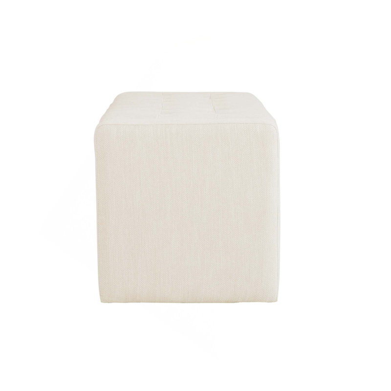 Banc de rangement rembourré avec dessus capitonné, mousse haute densité, rangement intérieur et couvercle à fermeture en douceur - assemblage requis