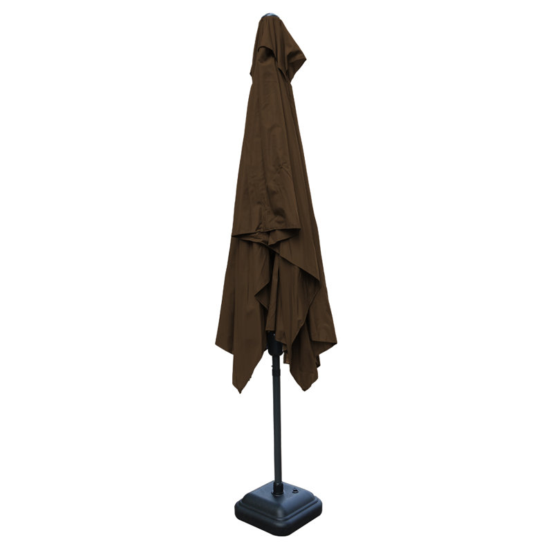 Angellique 300cm X 200cm Rectangular Market Parasol, Brown