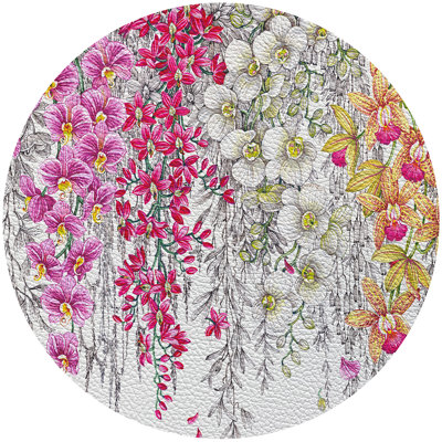 Orchid Garden 16" Vinyl Placemat