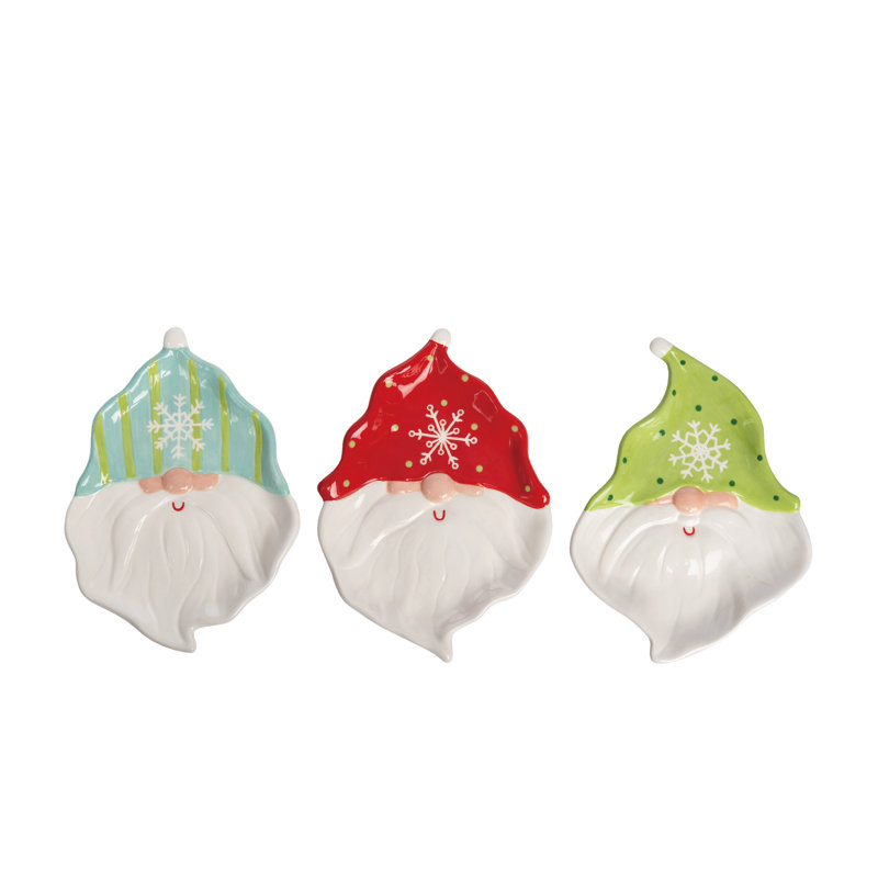 Assiette à gnome en céramique 5,75 po