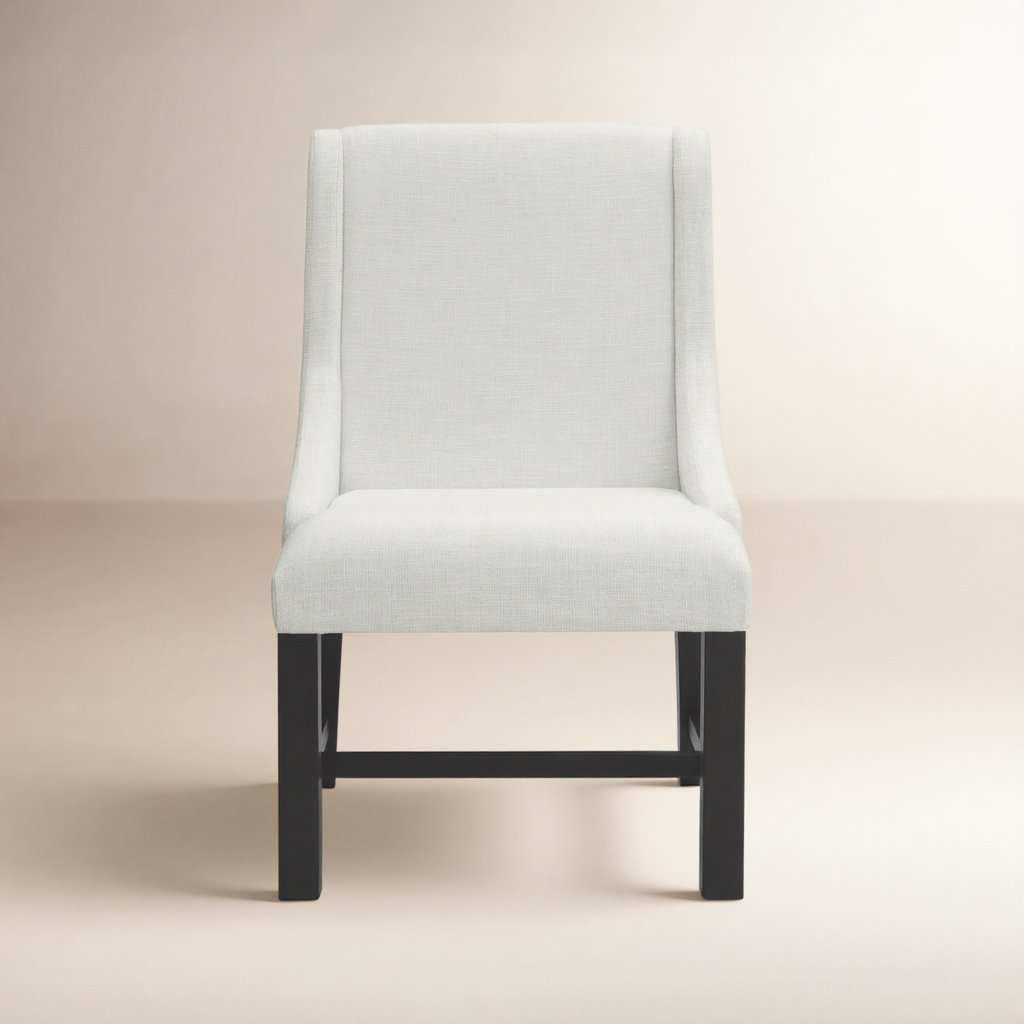 Romana Oak Dining Chair, Black