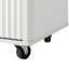 Fluted Kitchen Island With Storage