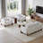 Curva Round Coffee Table With Wood Legs-1033277261