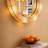 Mirror Monari With Light Antique Brass Finish