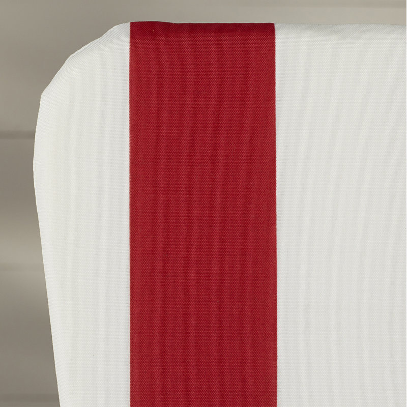 19" x 17" Tapered Outdoor Seat Cushion with Ties