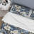 Blue Rustic Charm Floral Pattern Floral Duvet Cover-1758006784