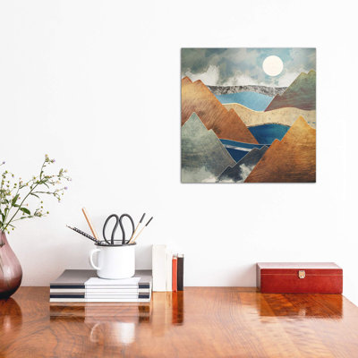 Mountain Pass 1 Piece Wrapped Canvas Painting