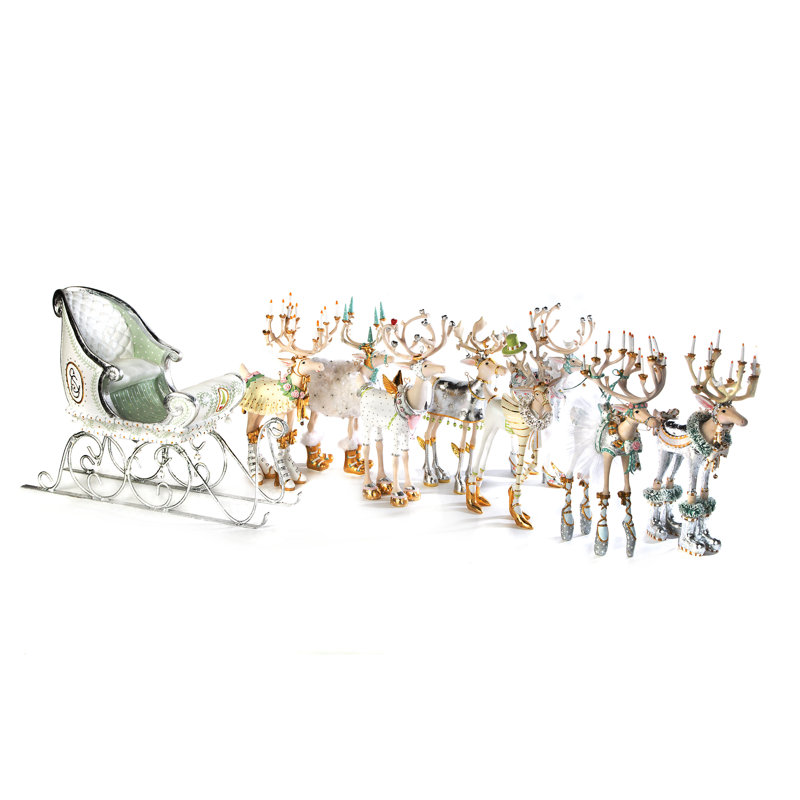 Patience Brewster Moonbeam Cupid Reindeer Figure
