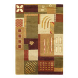 One-of-a-Kind Rectangle 4'1" X 6'1" Hand Knotted Area Rug