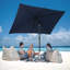 Parasol de marché rectangulaire 10 pi Barrios-529309435