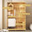 Cat House with Remote-Controlled Light and Automatic Litter Box Pull-Out Tray