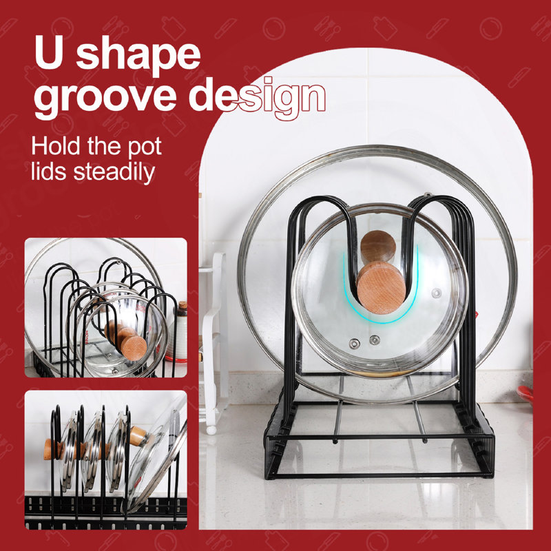 Adjustable Pot Rack, Kitchen Rack, And Storage Rack, Kitchen Organization And Storage