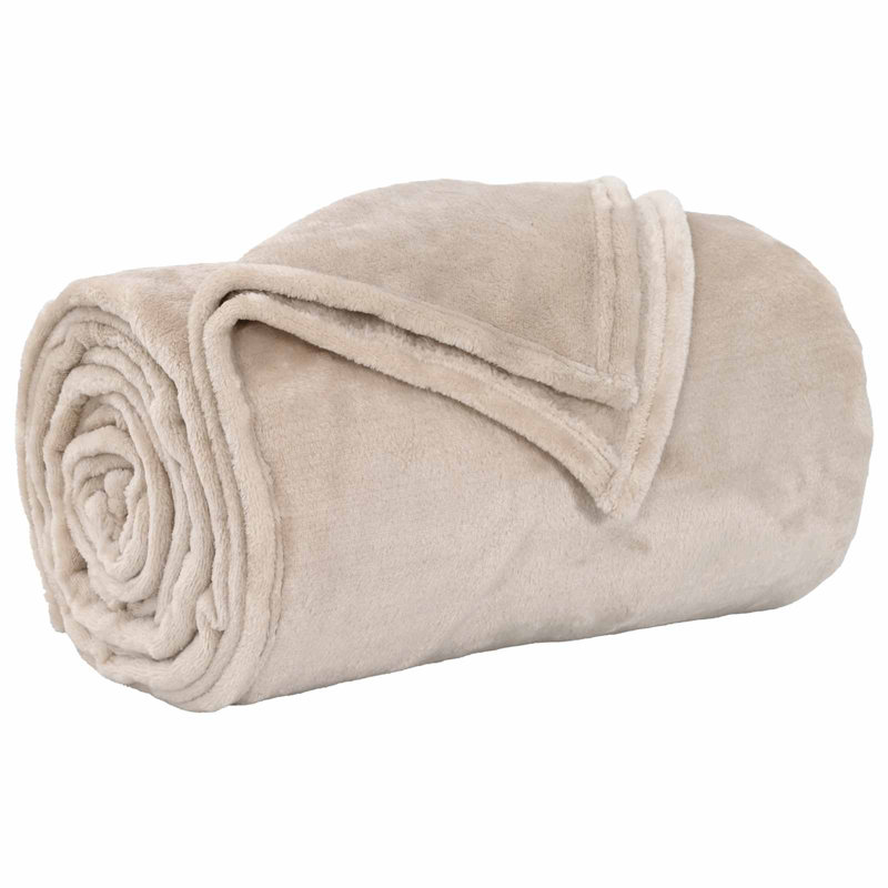 5-30 Throw Blanket, 240cm x 220cm, Beige