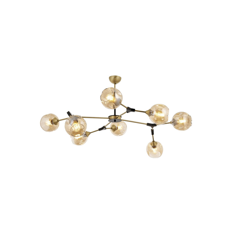 Lustre linéaire moderne à 8 lumières Spunik