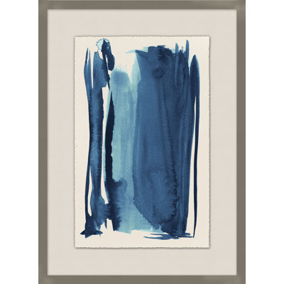 Cobalt Impressions 1 Framed Painting