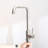 1.5Gpm Built-In Bubbler 24In Stainless Steel Sink - Silver Brushed With Tall Faucet