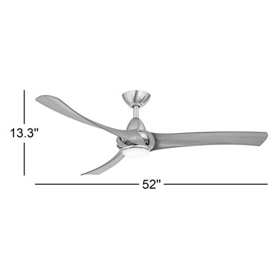 Cairo 52'' Ceiling Fan with LED Lights