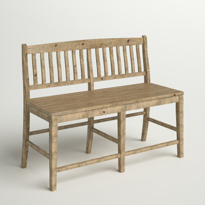 Averie Wood Bench by Sand & Stable
