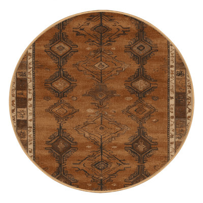 Machine Washable Art Deco Brown Area Rug