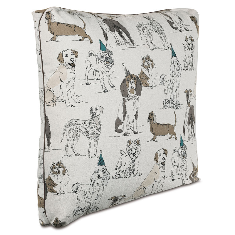Pets Square Pillow Cover & Insert, 36"H x 36"W