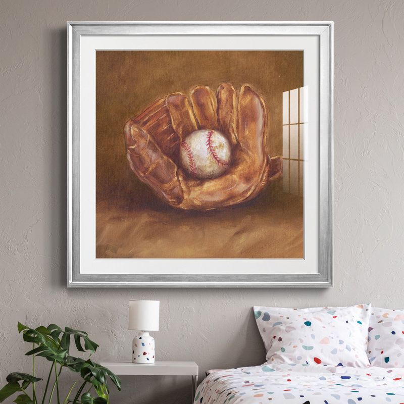 «Rustic Sports III», reproduction encadrée de qualité supérieure - prête à être accrochée, H 26,5 po x l 26,5 po x P 1,5 po