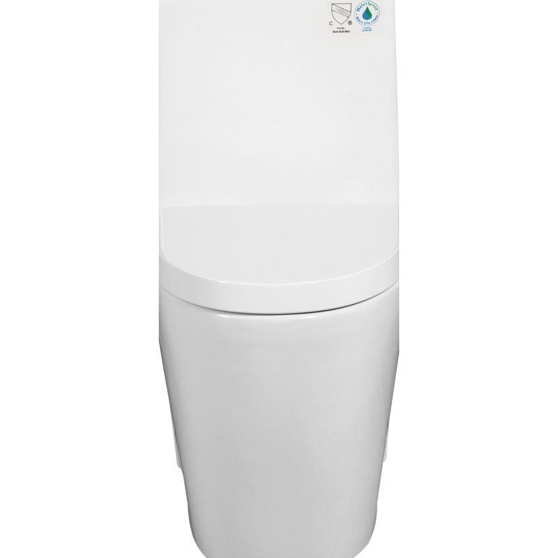 Elongated Comfort Height Toilet, 1.1/1.6 Dual Flush, One - Piece, Soft Close Seat, Well Designed, White Piece Toilet With Height, Good For Family Use,