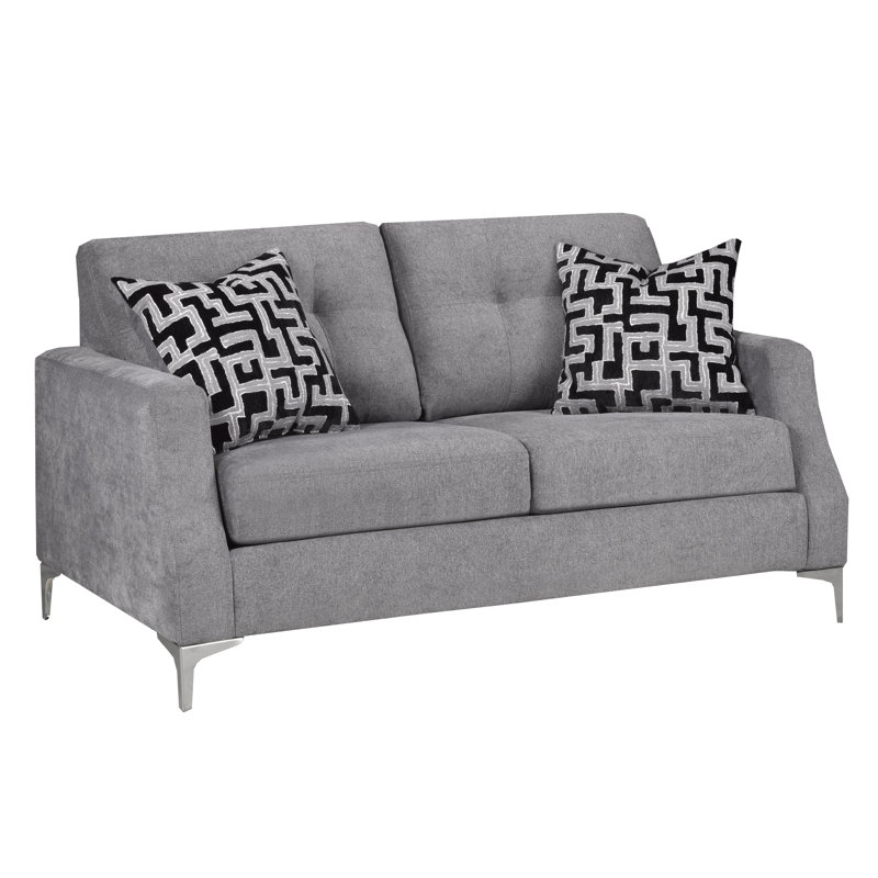 Fabric 63'' Reception Loveseat