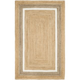 Natural Fiber Hand Woven Natural Area Rug 