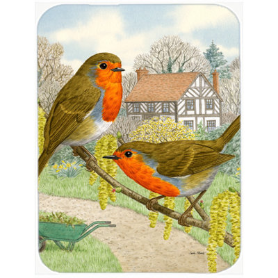 Planche à découper en verre caroline trésors s European Robin