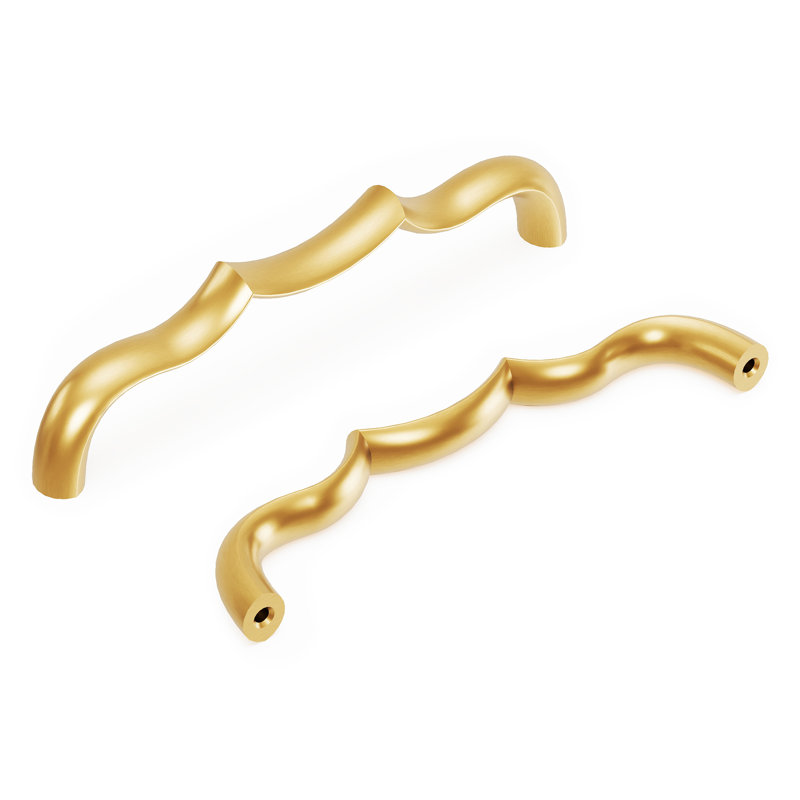 Trellis Bar / Handle Pull, 5-1/16", Brushed Golden Brass
