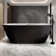 67'' Acrylic Freestanding Bathtub With Unique Diamond Pattern Design Chrome Overflow And Pop-up Drain