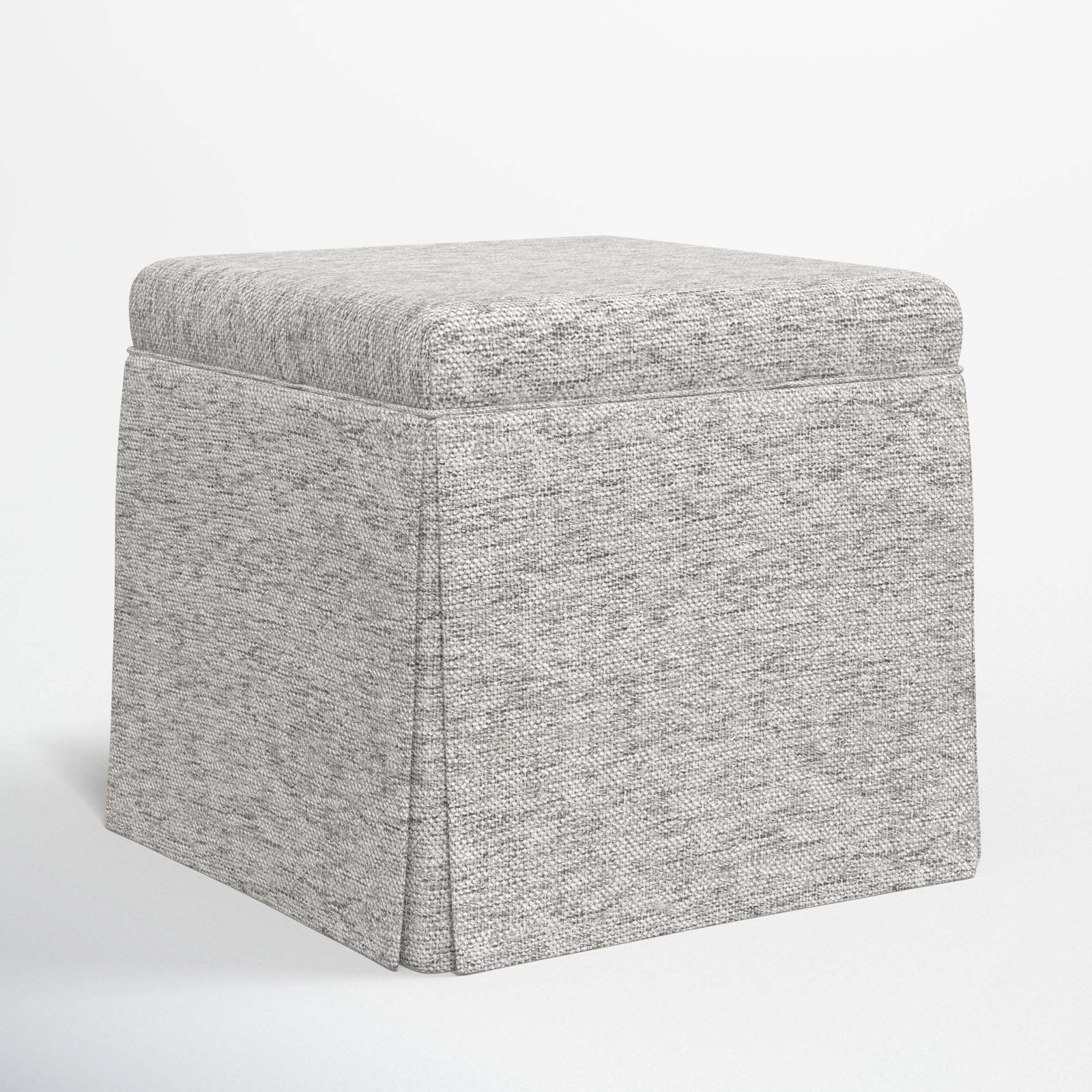 Bash 20" Ottoman, Milsap Spray Sustain® Tweed