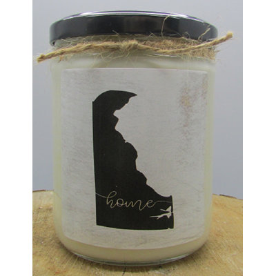 White Cotton And Bergamot Scented Jar Candle