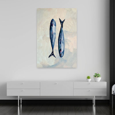 «Two's A Catch Fish», art mural côtier