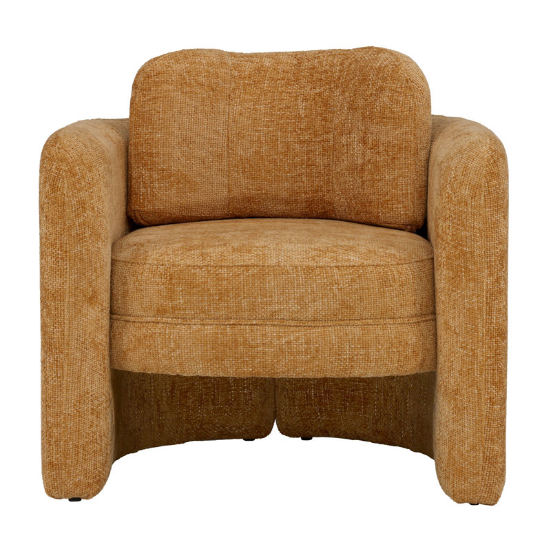 Munson Upholstered Occasional Chair, Ginger Polyester