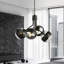 Jelks 4 - Light Black Unique/Statement Pendant-69425470