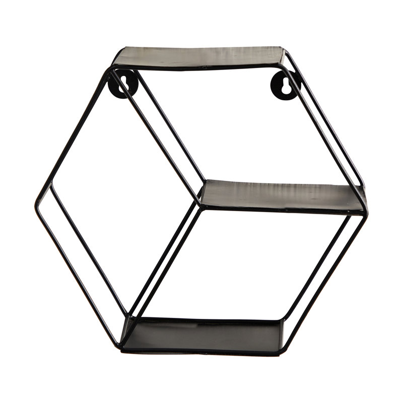 Square Metal Floating Shelf