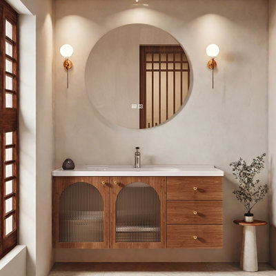 French retro high-end style bathroom cabinet