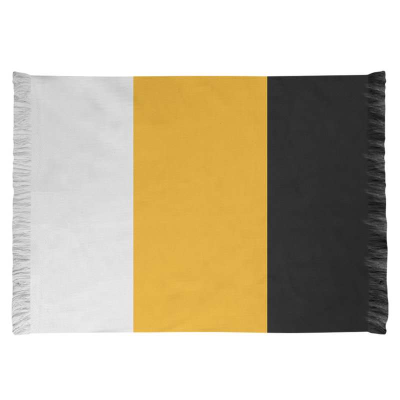 Tapis pittsburgh dorée à rayures national hockey, Non