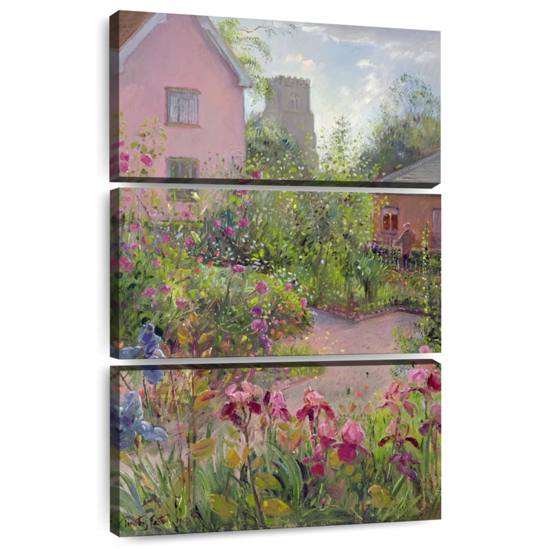 Alvord Herb Garden At Noon, 32" H x 20" W