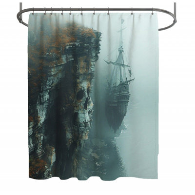 Rideau de douche Pirate Ship